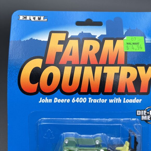 1996 Ertl  John Deere 6400 Tractor With Loader  #5929 1:64 - Picture 2 of 10